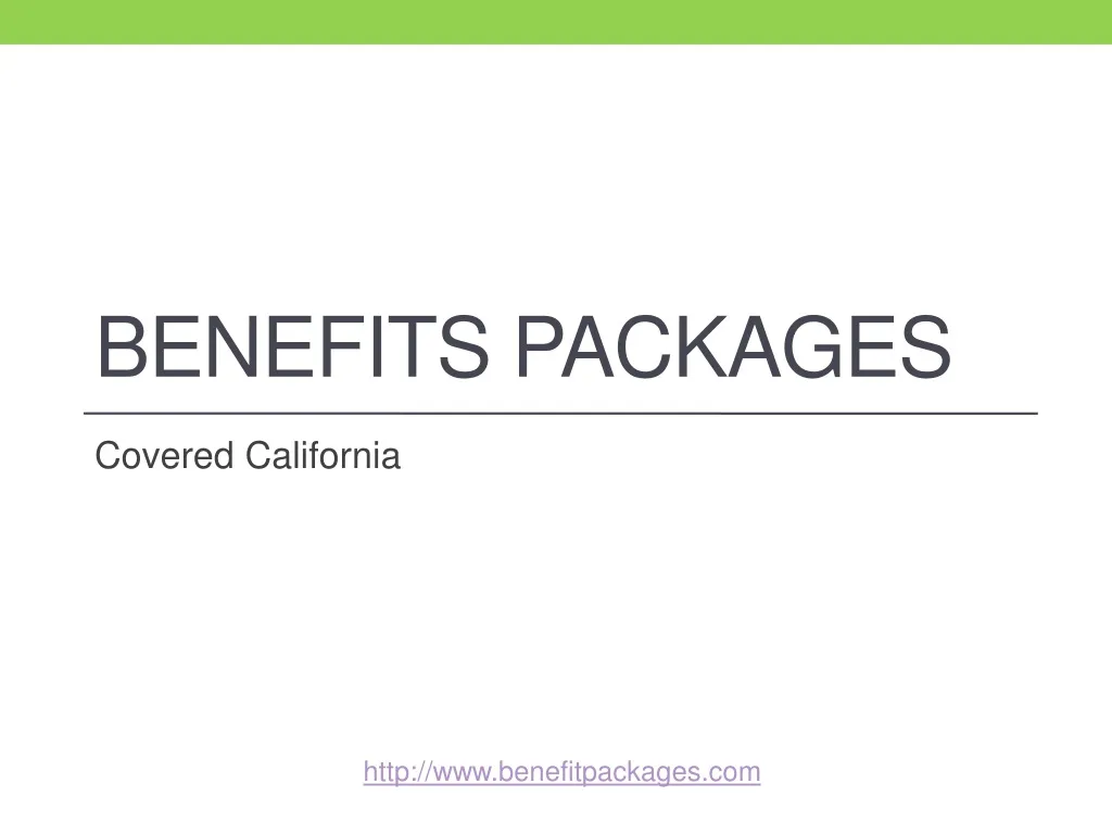 benefits packages