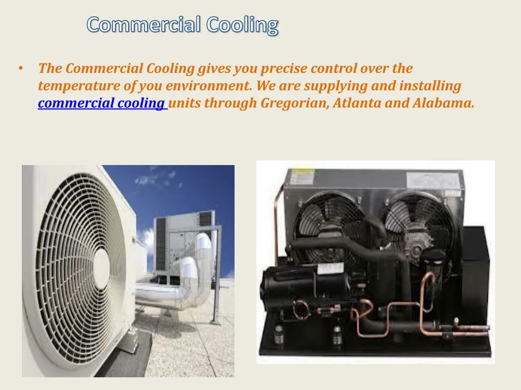 commercial cooling