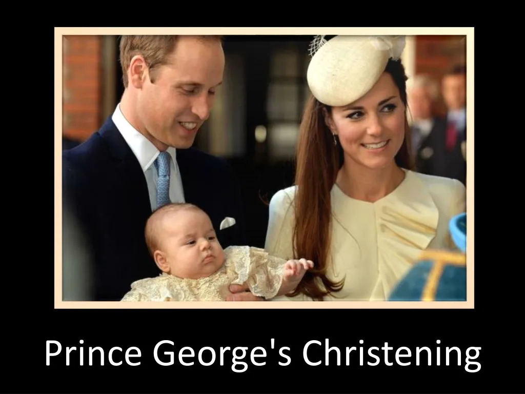 prince george s christening