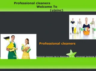 Commercial cleaning services