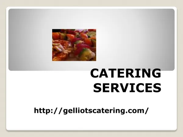 Catering Service Tampa Bay Florida