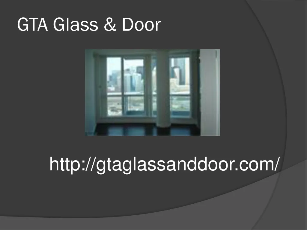 gta glass door