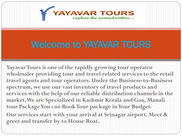 Kashmir Tour Packages | Honeymoon Tour Packages