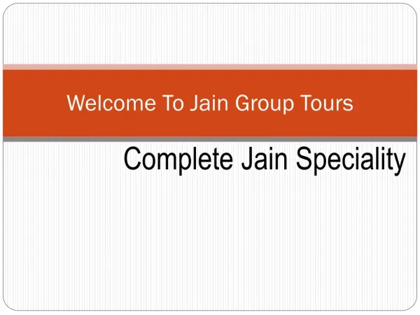 Jain Group Tours