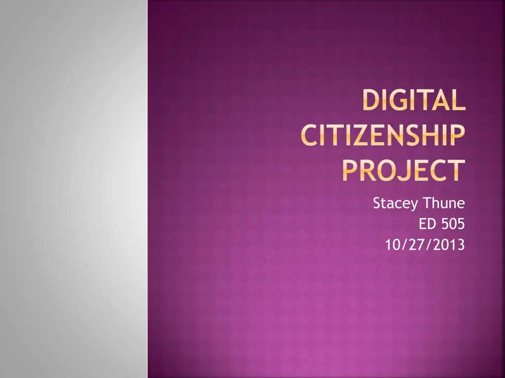 digital citizenship project