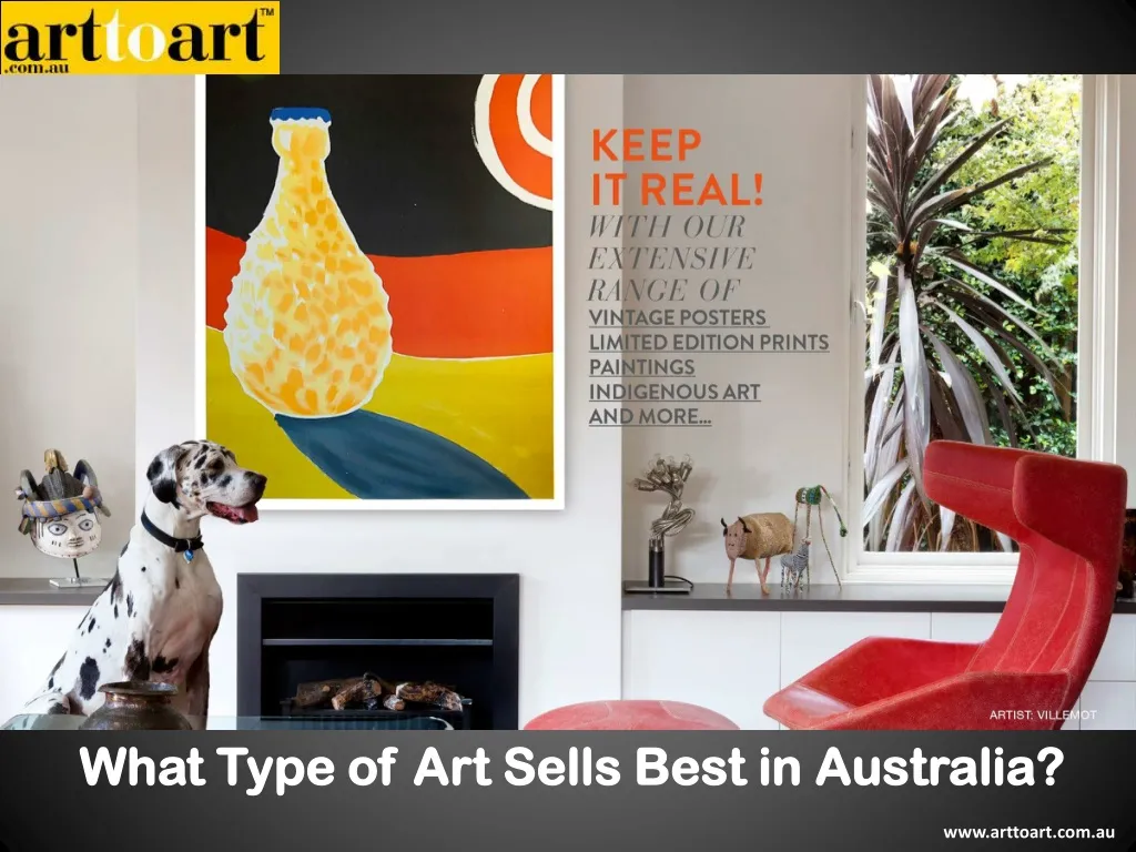 what type of art sells best in australia