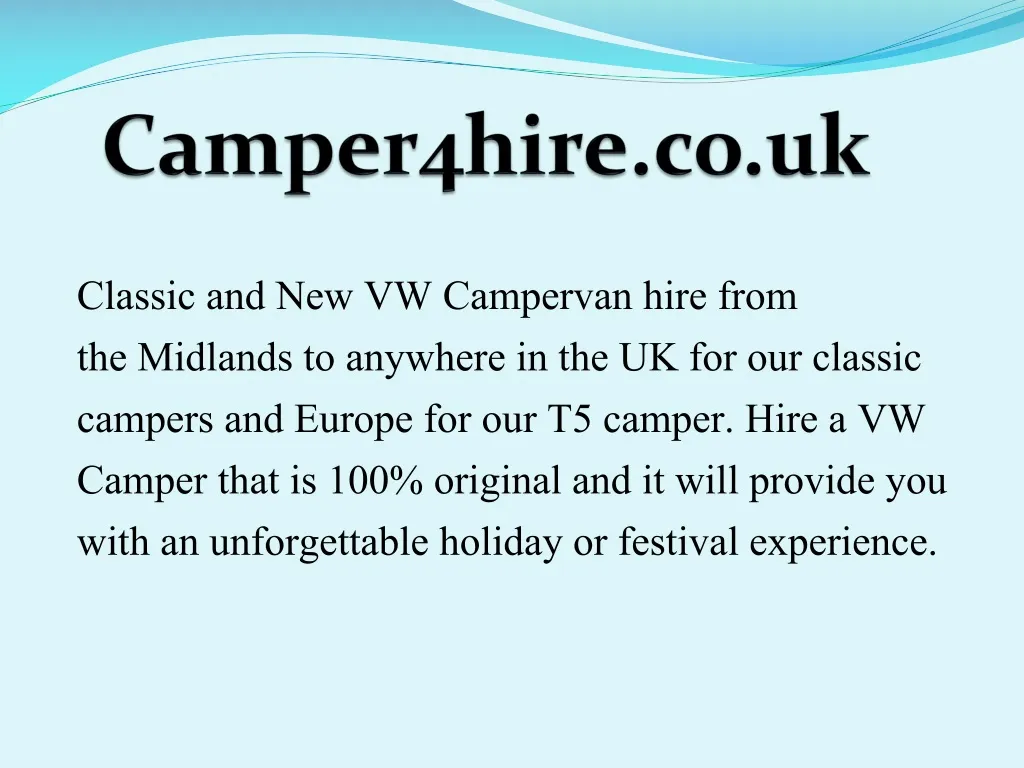 camper4hire co uk