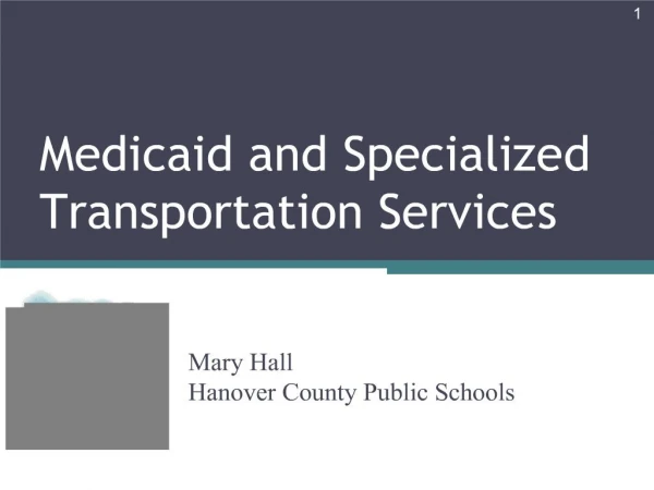 medicaid and specialized transportation services