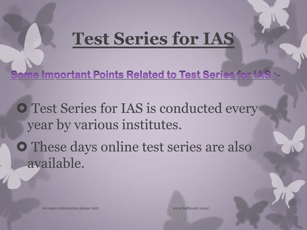 test series for ias