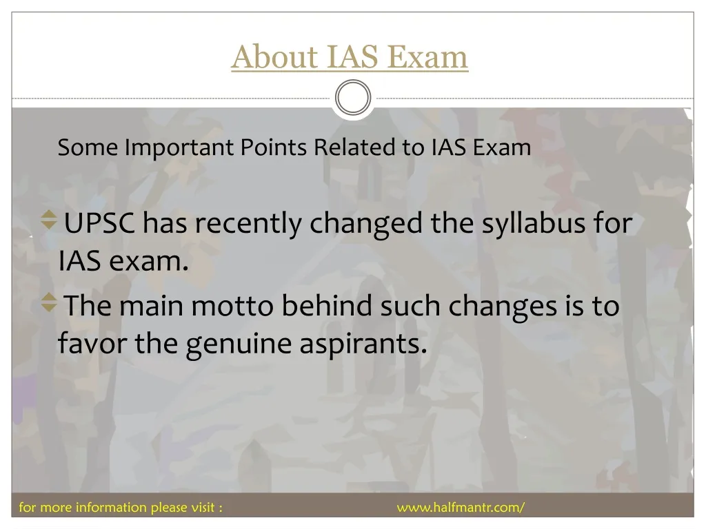 about ias exam