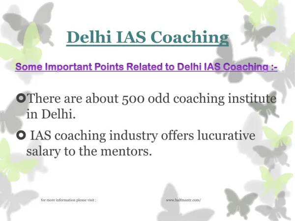 Information about Delhi IAS Coaching