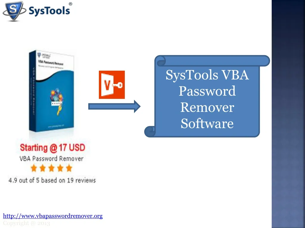 systools vba password remover software