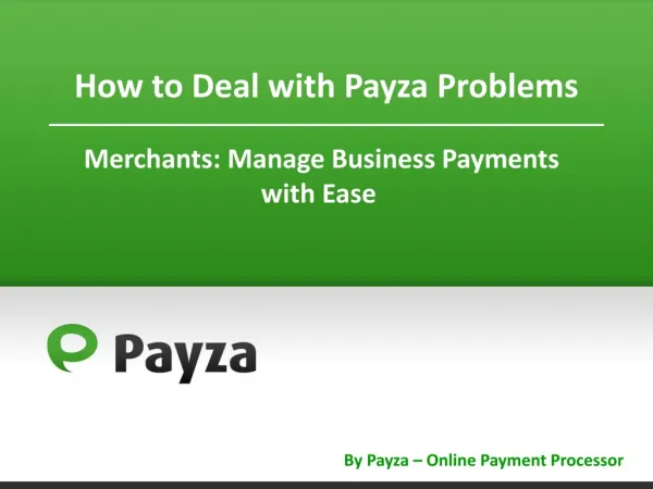 How Merchants Can Avoid Payza Problems