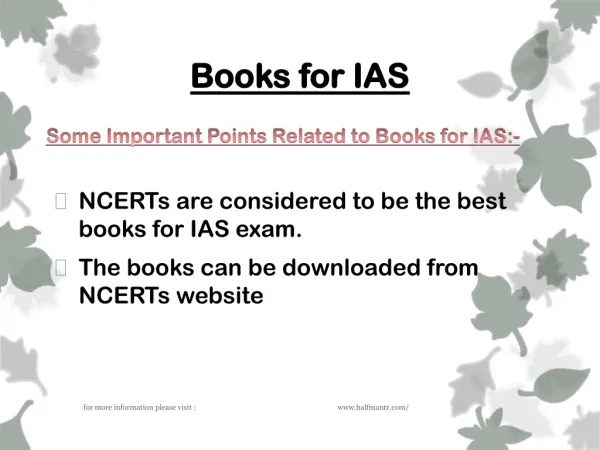 The best books for IAS Exam