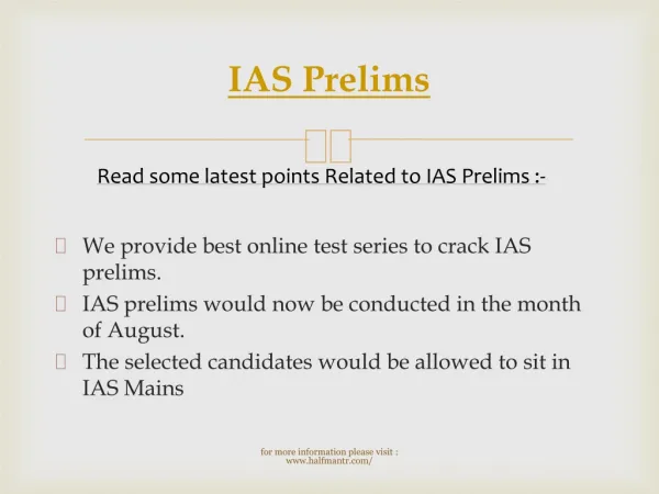 Very helpful knowledge for IAS Prelims