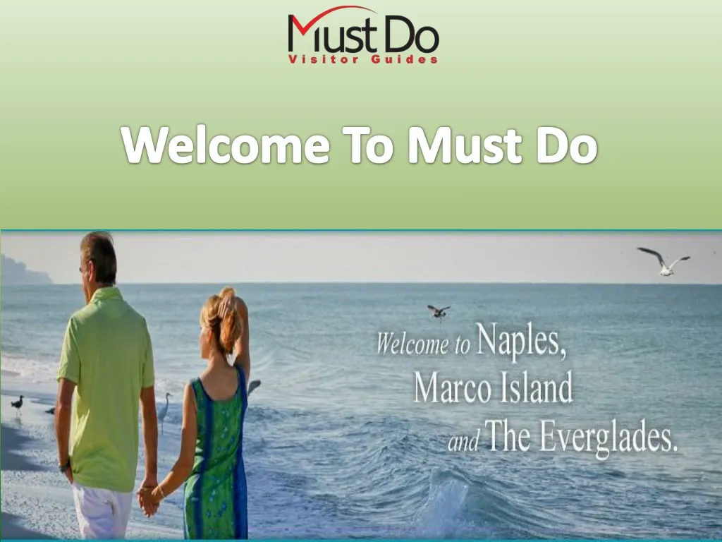 welcome to must do