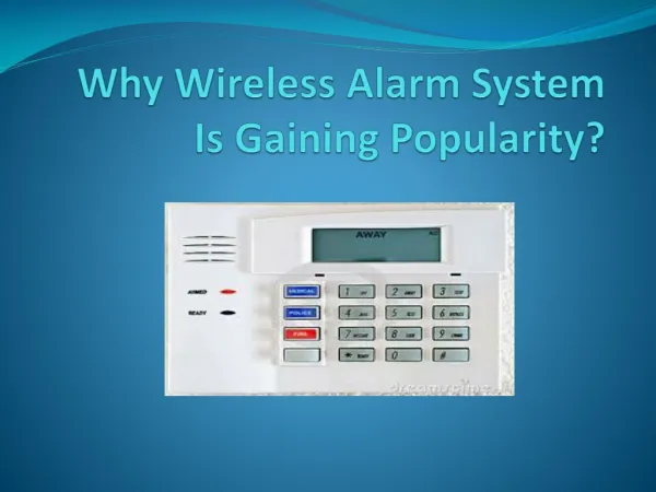 wireless alarm systems