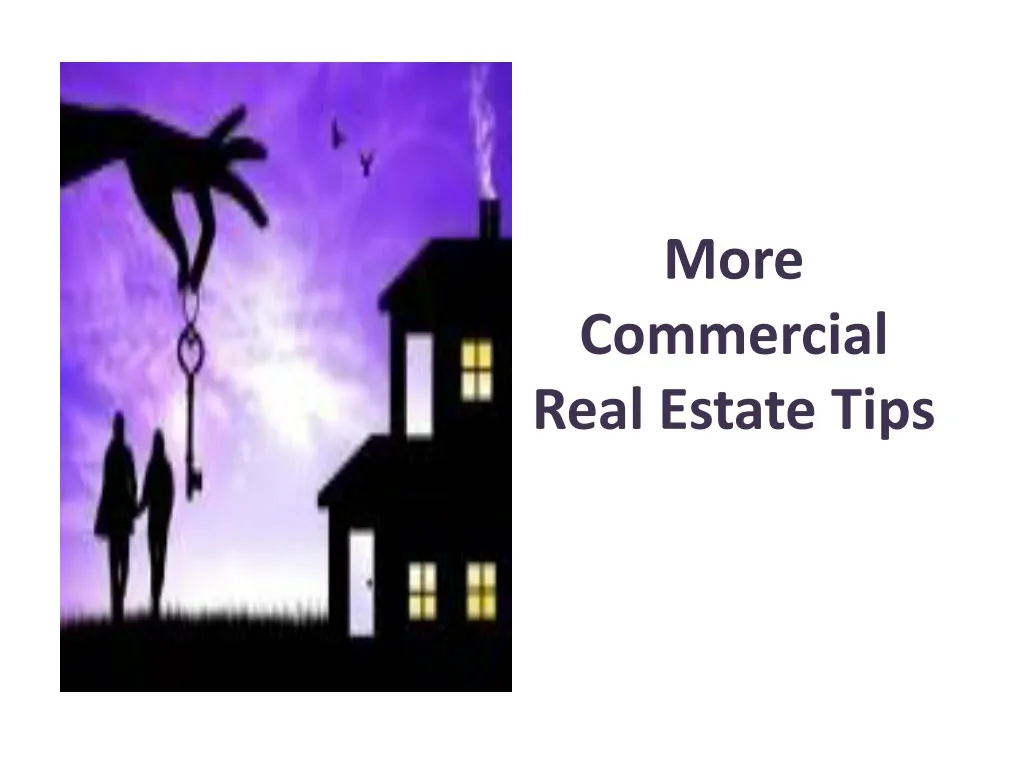 more commercial real estate tips