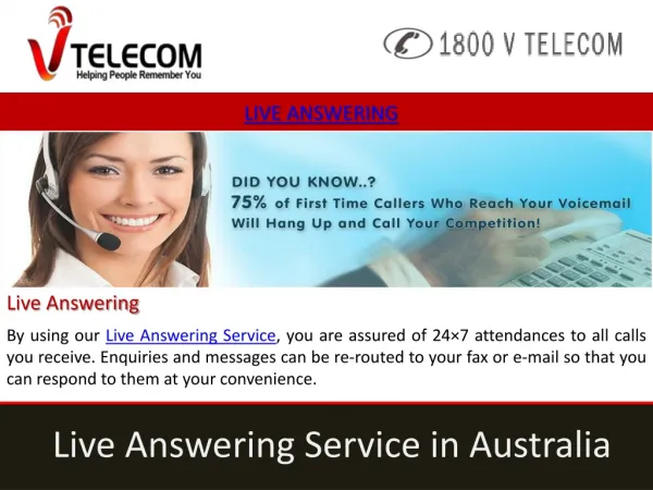 live answering service providers in australia