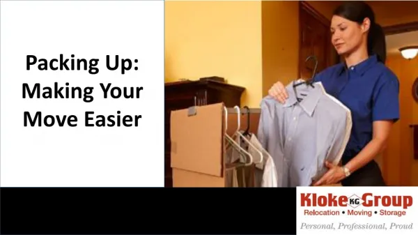 Packing up: Making your move easier