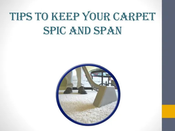 Carpet Cleaning in Indiana