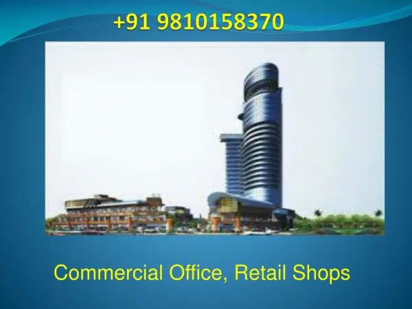 91 9810158370 | VSR Commercial Project Sector 85 Gurgaon