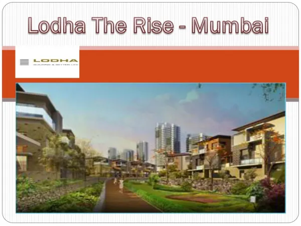 Lodha The Rise Mumbai