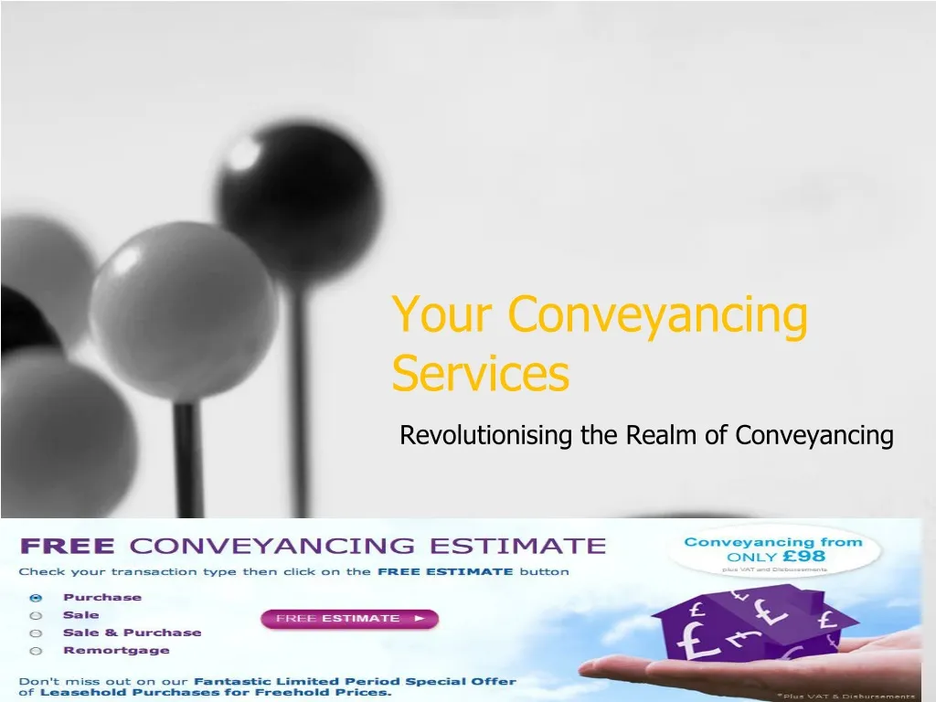 your conveyancing services