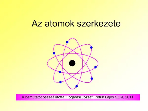 Az atomok szerkezete