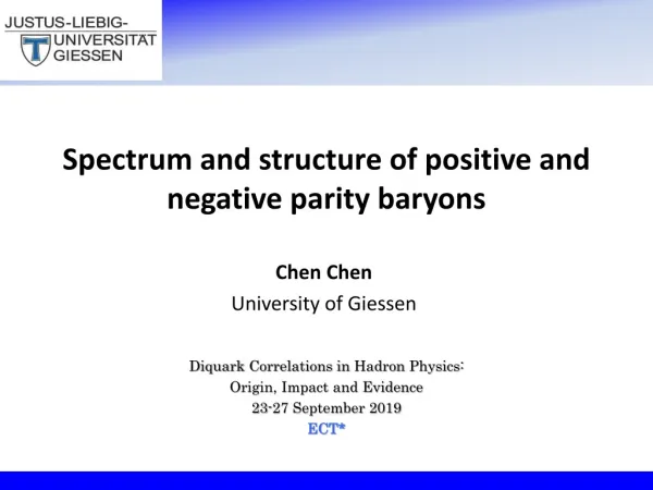 Spectrum and structure of positive and negative parity baryons