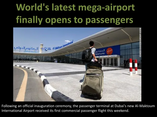 World's latest mega-airport finally opens to passengers