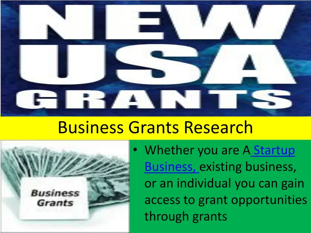 business grants research