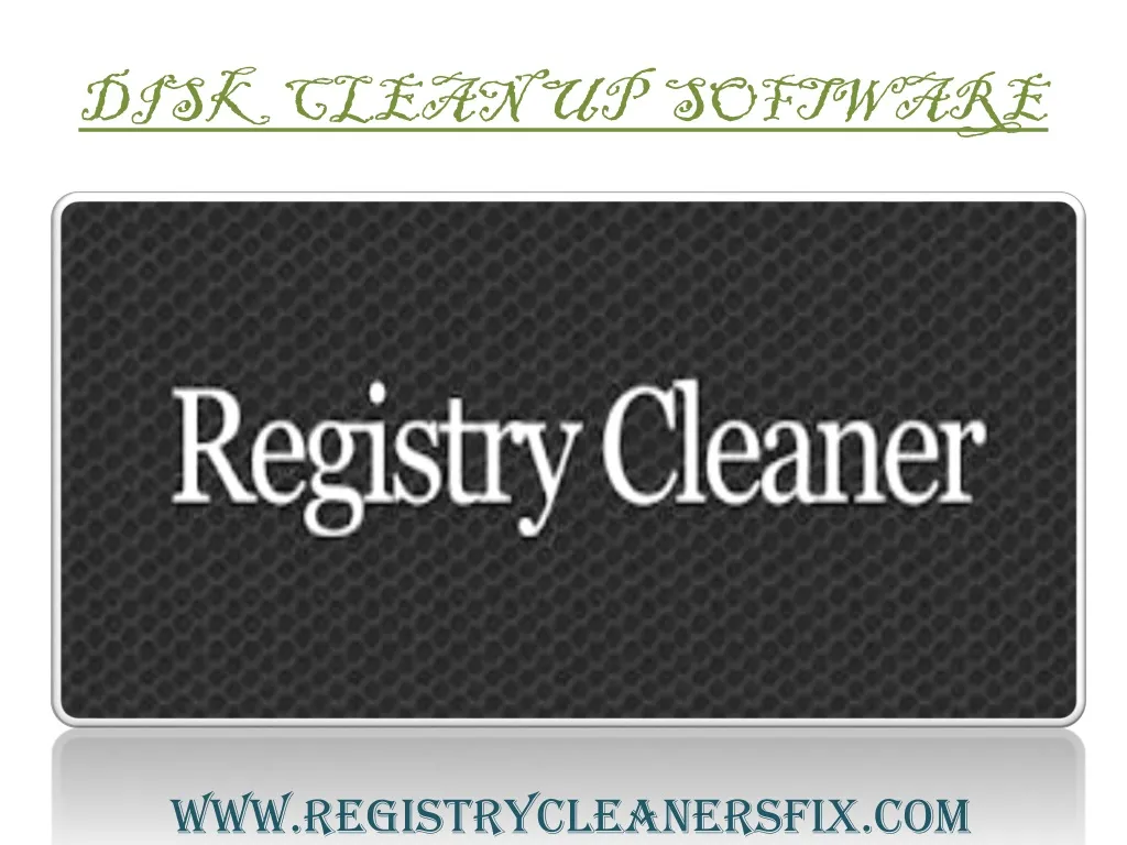 disk clean up software