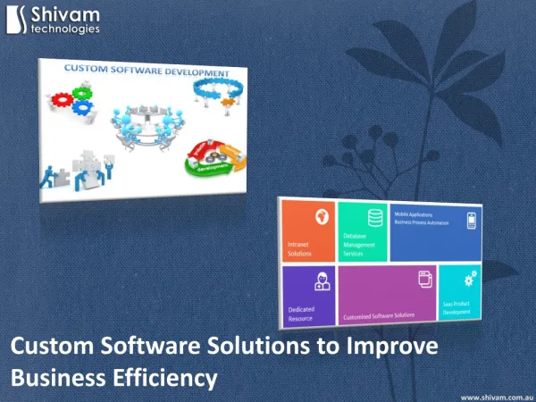 Custom Software Solutions to Improve Business Efficiency