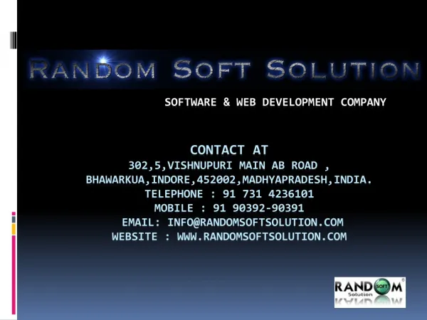 Software Development Company - Random Soft Solution