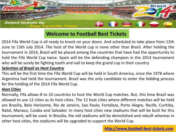 world cup 2014 tickets