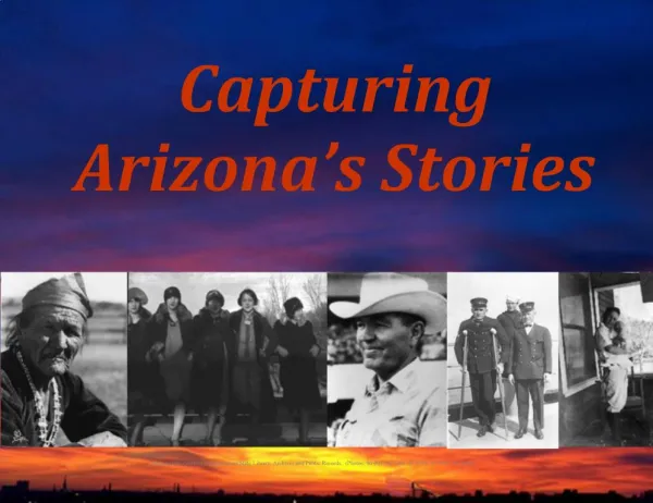 Capturing Arizona’s Stories