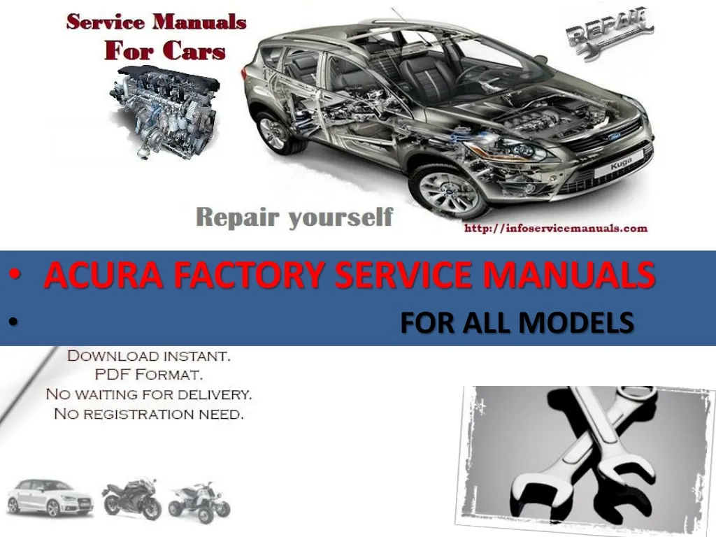 acura factory service manuals for all models