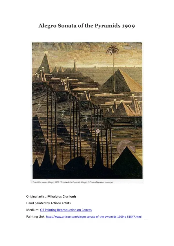 Alegro Sonata of the Pyramids 1909--Artisoo
