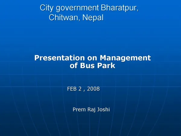 City government Bharatpur,
 Chitwan, Nepal