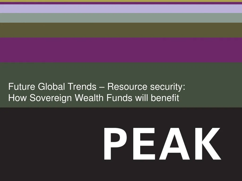 future global trends resource security