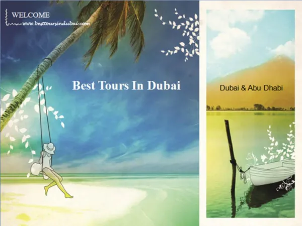 Dubai Holidays Packages from Best Tours In Dubai