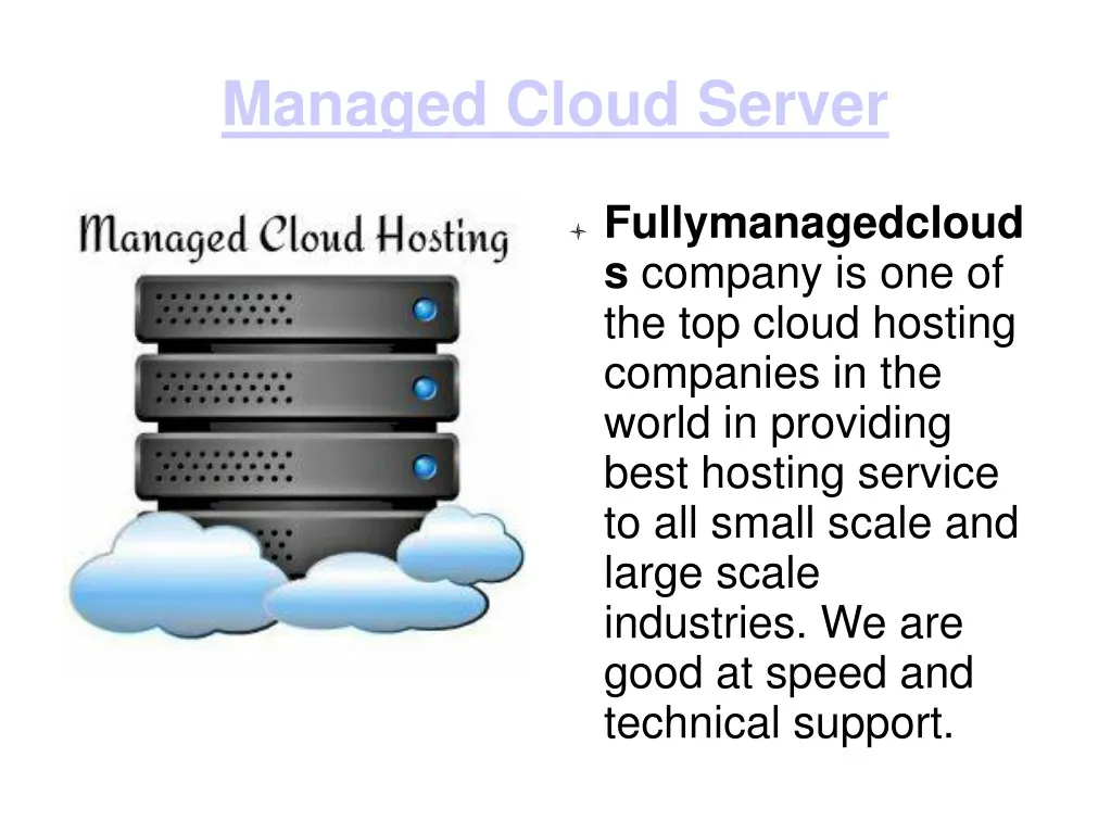 managed cloud server