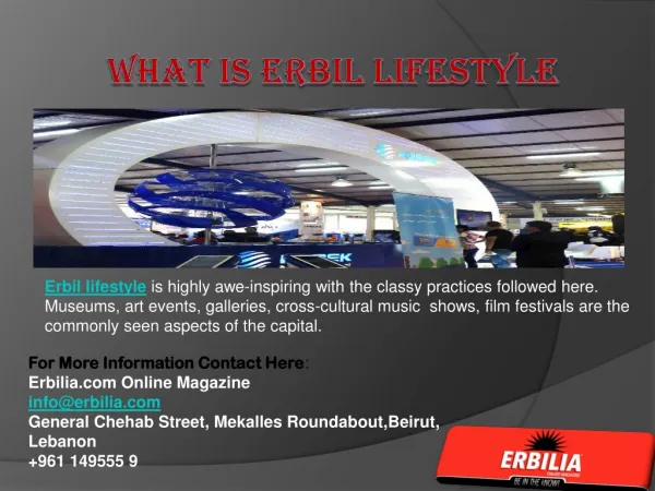 What is Erbil Lifestyle
