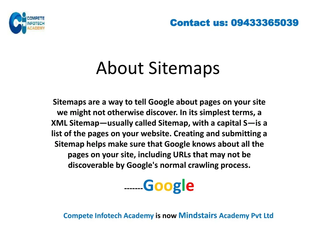 about sitemaps
