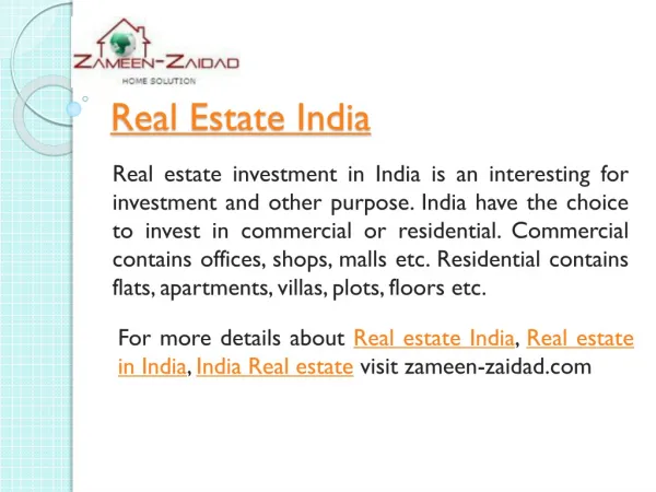 Real Estate India