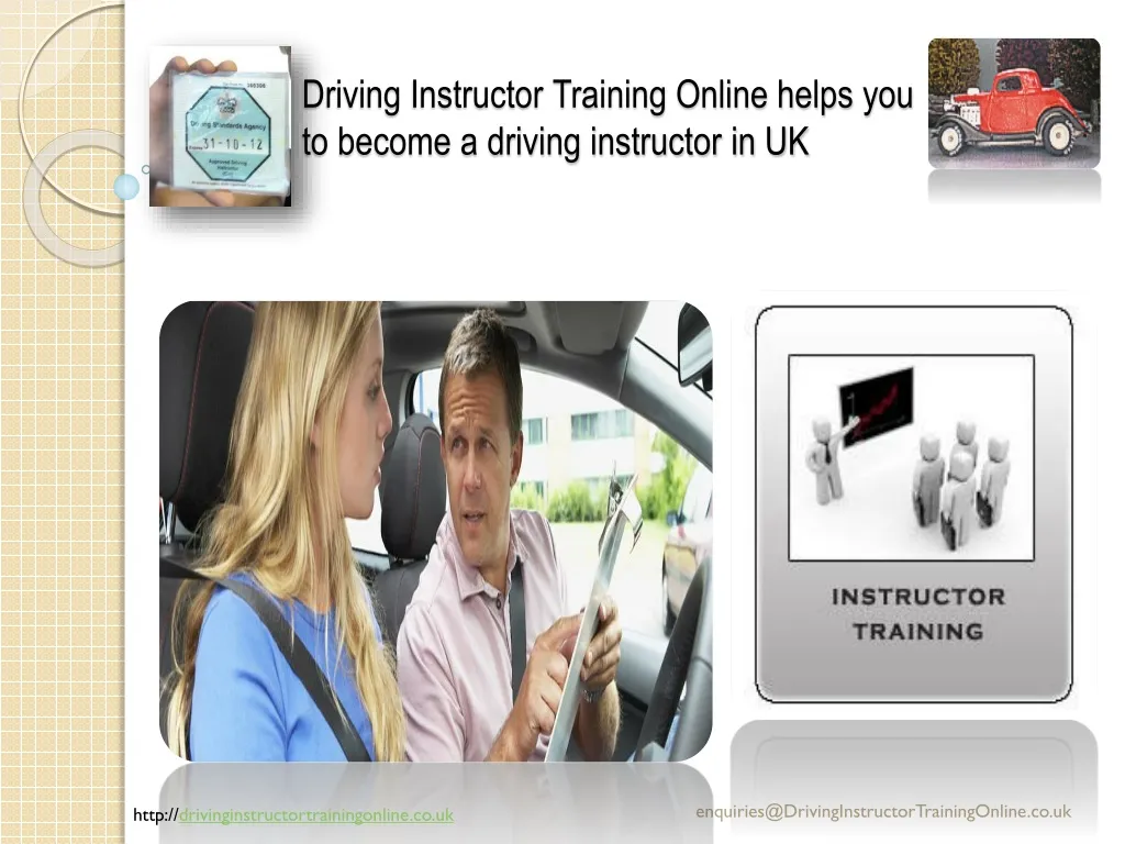 driving instructor training online helps you to become a driving instructor in uk