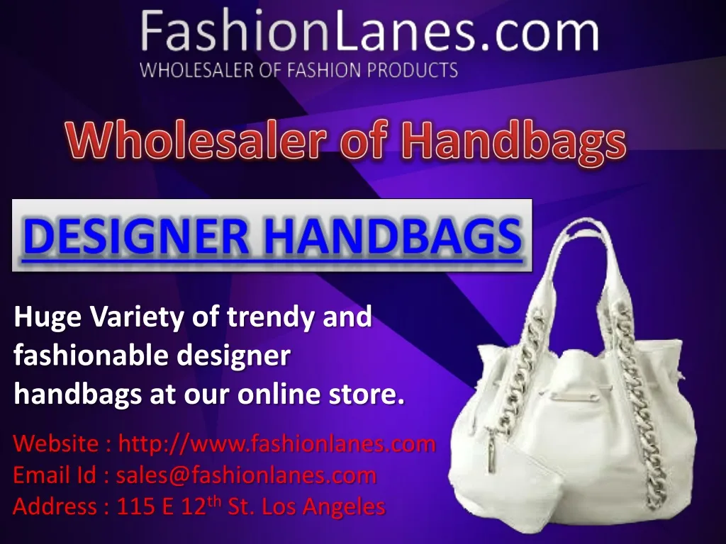 wholesaler of handbags