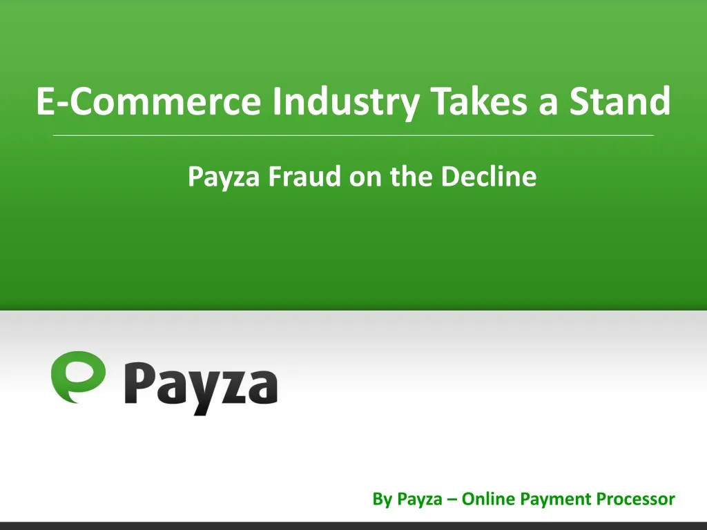 e commerce industry takes a stand