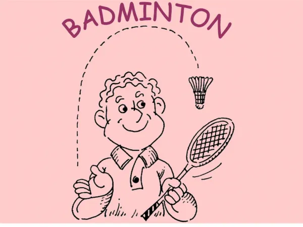 have some fun with badminton